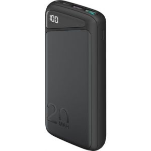 Goobay Powerbank 20.000 mAh - hurtiglader (USB-C PD, QC 3.0)