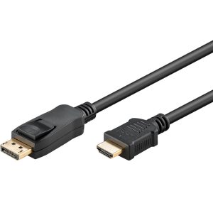 Goobay DisplayPort til HDMI Adapter 4K 60Hz 3 m Sort