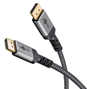 Goobay DisplayPort 1.4 Kabel 8K 60Hz 5 m Sølv