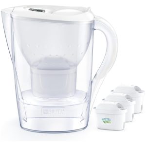 BRITA Marella Vandfilterkande 2.4L Hvid + 3x Maxtra Pro PP