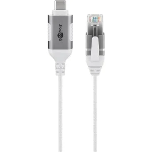 Goobay 74392 USB 3.1 type A to RJ45 3 m Hvid