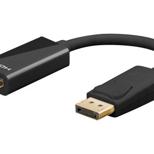 Goobay DisplayPort til HDMI adapter 8K60Hz Sort