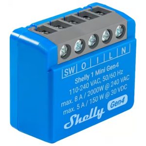 Shelly 1 Mini Gen4 Relækontakt