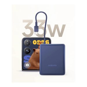 Xiaomi Powerbank 10000mAh 33Watt 1xUSB-A 2.0 1xUSB-C Blå
