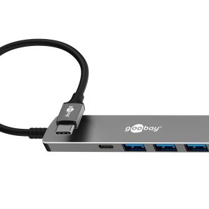 Goobay Slim 4-Port USB-C Hub 1xUSB-C 3xUSB-A