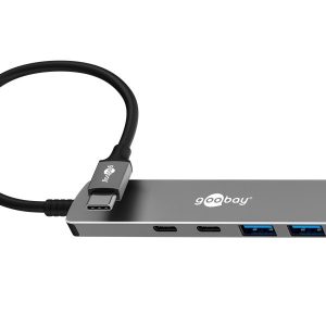 Goobay Slim 4-Port USB-C Hub 2xUSB-C 2xUSB-A