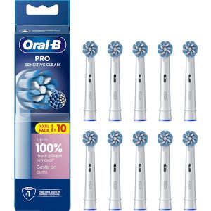 Oral-B Pro Sensitive Clean Børstehoveder Hvid, 10 stk