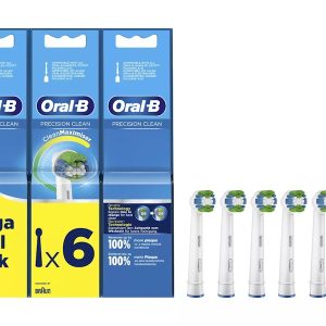 Oral-B Pro Precision Clean Børstehoveder Hvid, 6 stk.