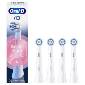 Oral-B iO Gentle Care Børstehoveder Hvid, 4 stk.
