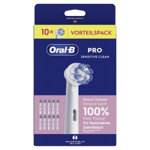 Oral-B Pro Sensitive Clean Børstehoveder Hvid, 10 stk.