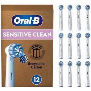 Oral-B Pro Sensitive Clean Børstehoveder Hvid, 12 stk.