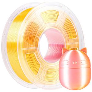 Anycubic PLA Silk Dual PLA-filament 1.75mm Pink Og Guld AHSC11-103