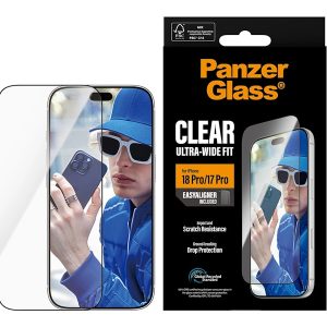 PanzerGlass Clear Ultra-Wide Skærmbeskytter til iPhone 18 Pro