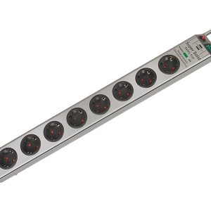 brennenstuhl Super-Solid Line Strømstødsbeskytter 8-stik 16A Sølv