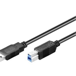 goobay USB-kabel 5m Sort