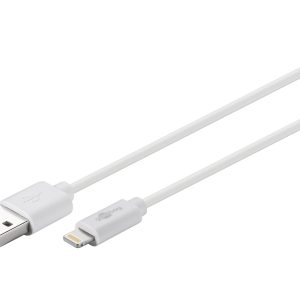 goobay Lightning-kabel 3m Hvid