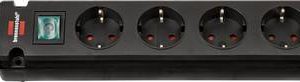 Brennenstuhl 1150650114 Power strip (+ switch) 4x Black PG connector 1 pc(s)
