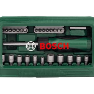 Bosch Skruetrækker med bitsæt 46 Dele