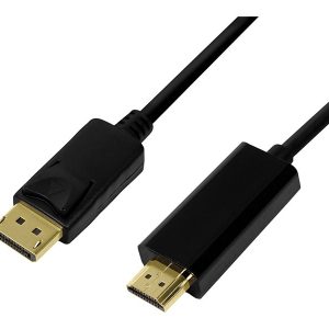 LogiLink Videoadapterkabel 2m Sort