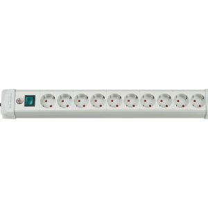 brennenstuhl Premium-Line extension socket H05VV-F 3G1,5 Stikdåse 10-stik Grå 3m