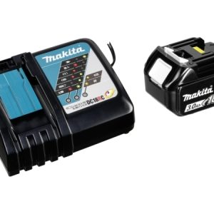 Makita Batterioplader + Batteri BL1830B + DC18RC