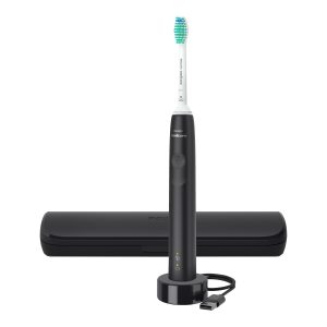 Philips Sonicare 3100 series HX3673 Elektrisk Tandbørste Sort Hvid